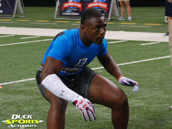 Jacob Phillips impressed at the Rivals Five-Star Challenge taking LB MVP honors