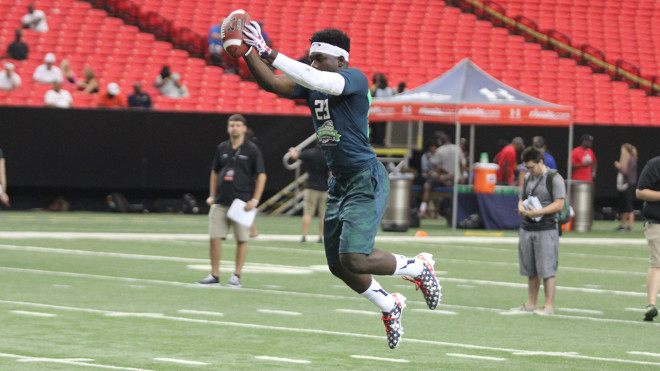 Trajan Bandy was particularly impressive in coverage at Saturday's Rivals Five-Star Challenge in Atlanta.