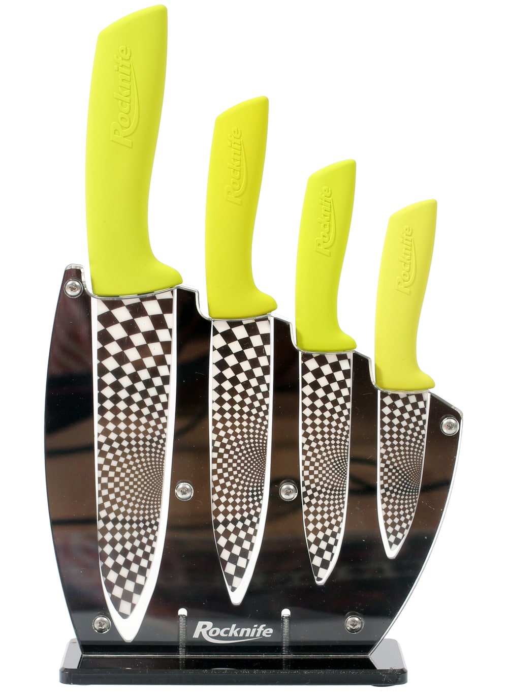 Lime Green Kitchen Knife Set Rocknife Ceramic Knives