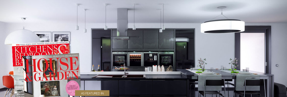 The Rocknife Kitchen featured in House and Garden