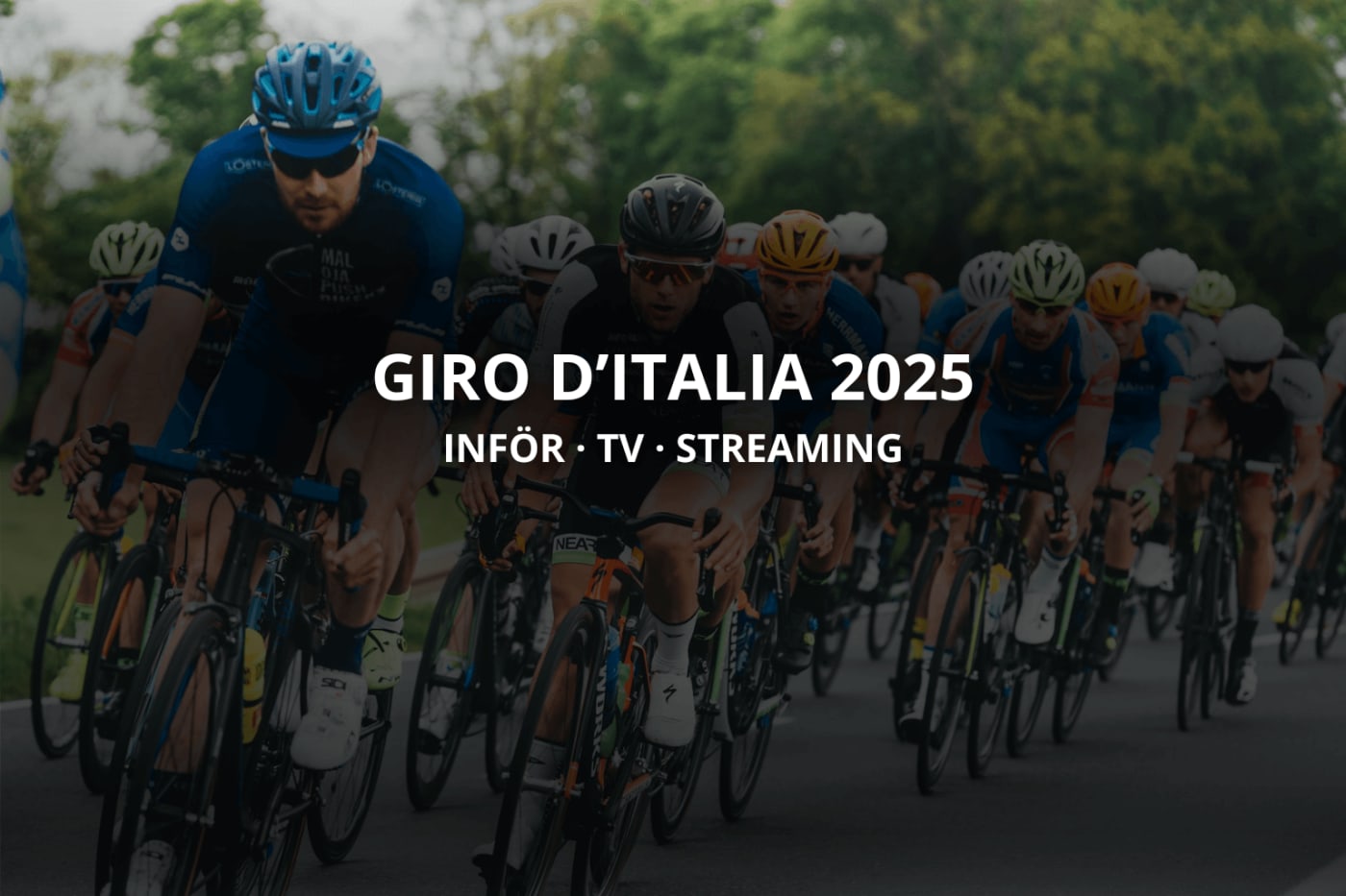 Följ Giro d’Italia på TV och streaming | Tvsporten.nu
