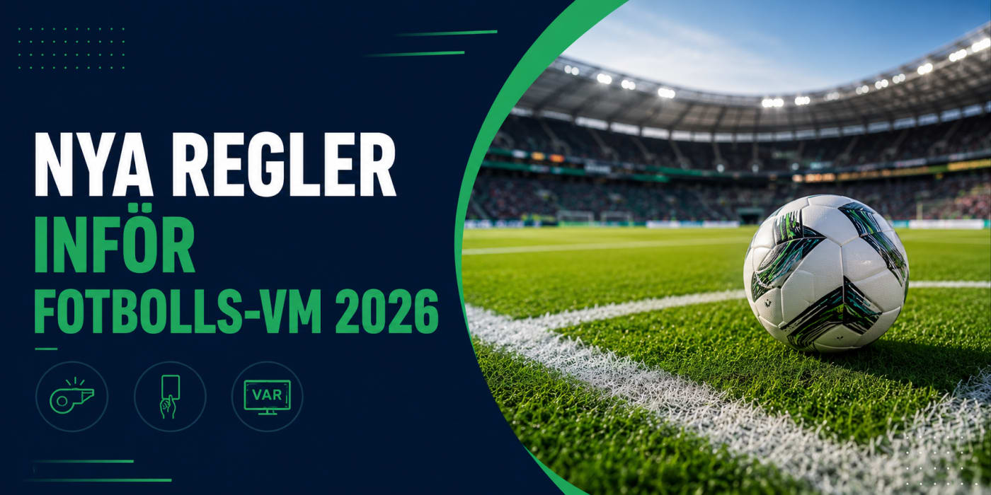 Har du koll på de nya reglerna inför Fotbolls-VM 2026? Det här gäller!