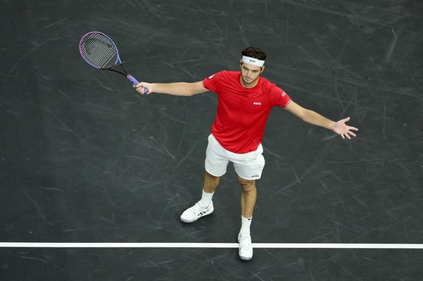 Før avslutningen av Laver Cup