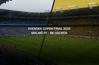 Så ser du Svenska Cupen-finalen 2025: Malmö FF – BK Häcken på TV & stream