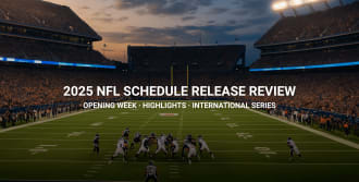 2025 NFL Schedule Release | Opening Week, International Series & Thanksgiving Day Games