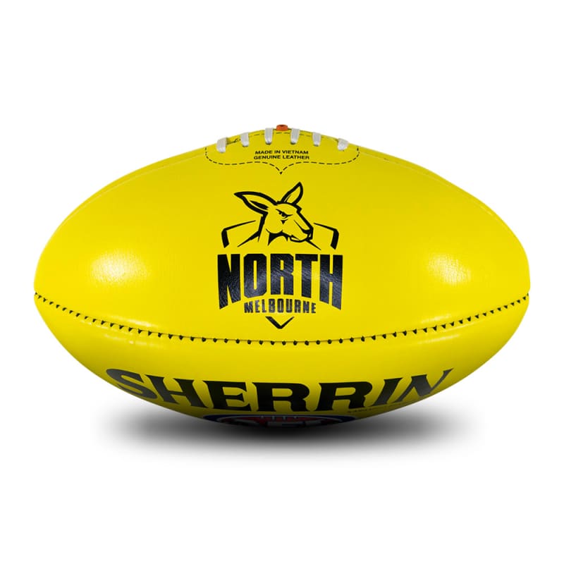 AFL Team Leather Ball - North Melbourne