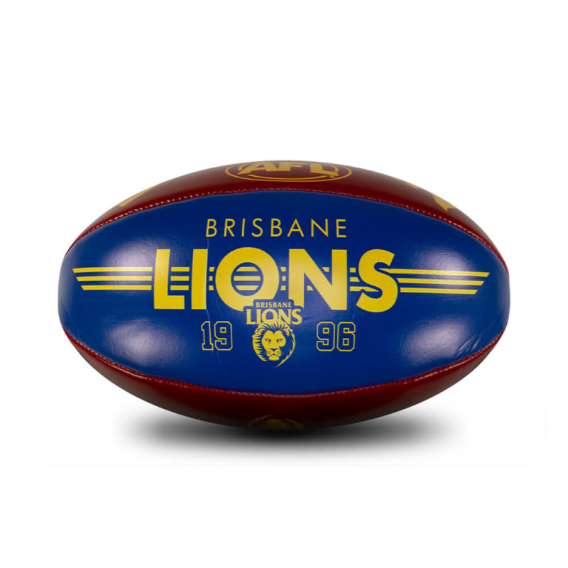 Personalised Soft Touch - Size 3 - Brisbane Lions