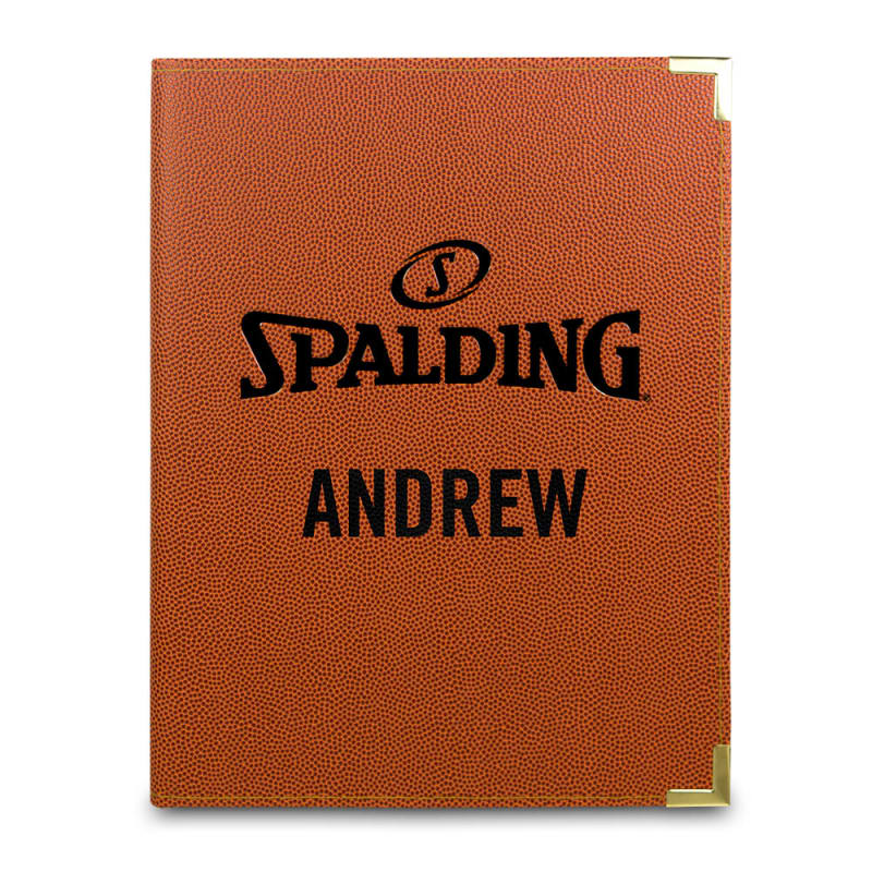 Personalised Spalding Folder - A4 Orange