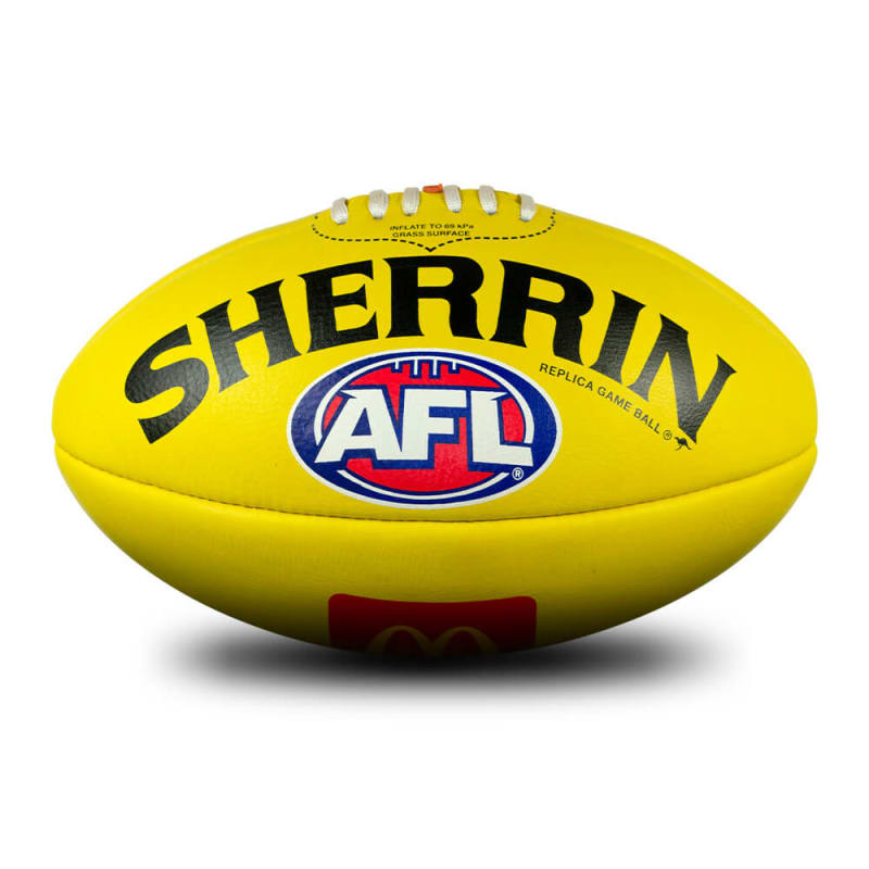 AFL Replica Game Ball - Yellow