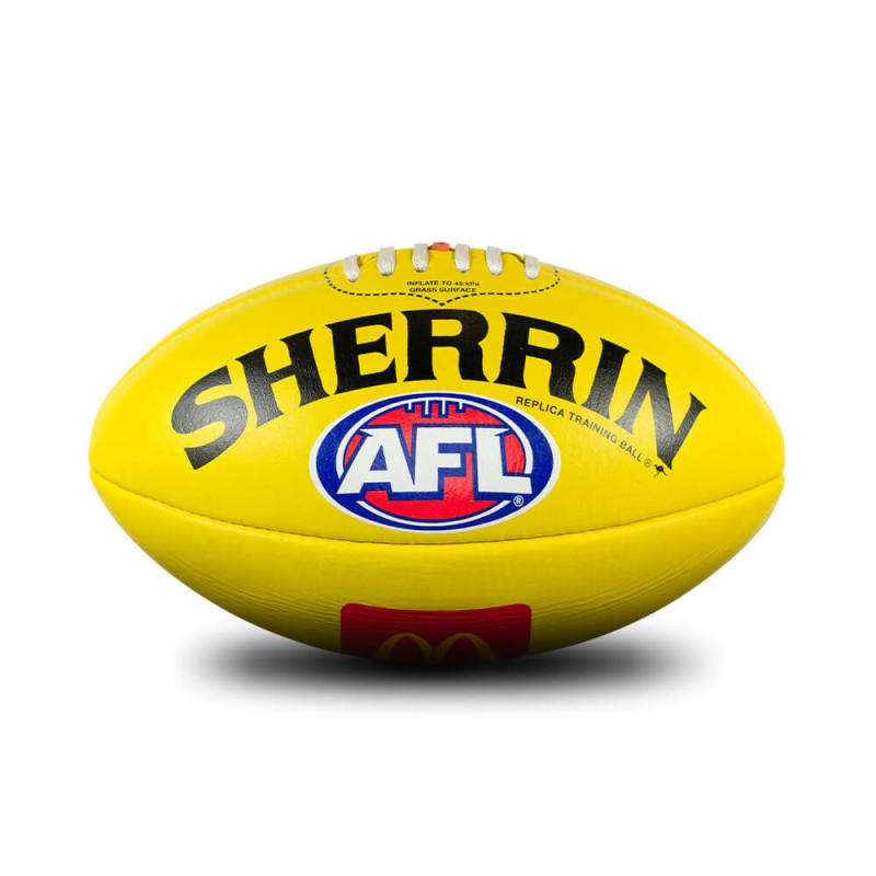 AFL Replica Training Ball - Yellow - Size 3