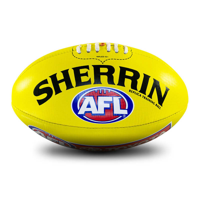 AFL Replica Training Ball - Yellow - Size 5