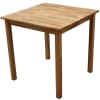 Homegear Solid Oak Square Dining Table