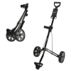 Caddymatic Golf Lite Trac 2 Wheel Folding Golf Trolley Black
