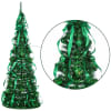 Homegear 5FT Artificial Tinsel Decorated Collapsible Christmas Tree - Green