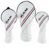 Ram FX Golf Headcover Set, White, for Driver, Fairway Woods(1,3,5) #