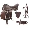 Barnsby Equestrian Starter Tack Set with Saddle, Stirrups, Bridle, Reins, Girth #1