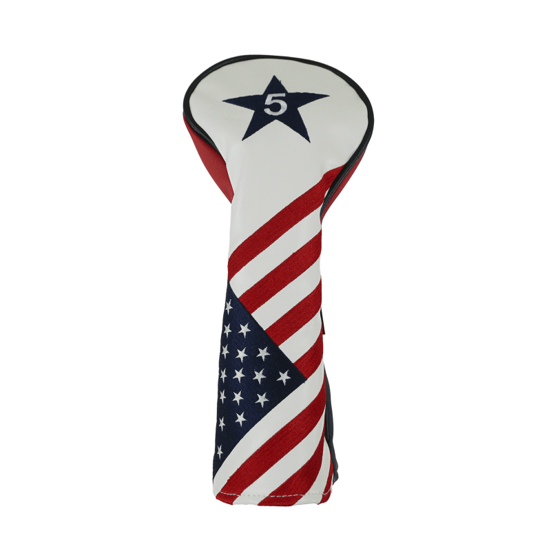 Ram Golf USA Stars and Stripes PU Leather Headcover Set #4