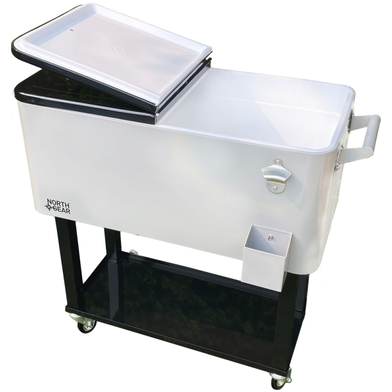 North Gear Outdoor 80 Quart Rolling Cooler Golf Outlets Of America Golf Outlets Of America