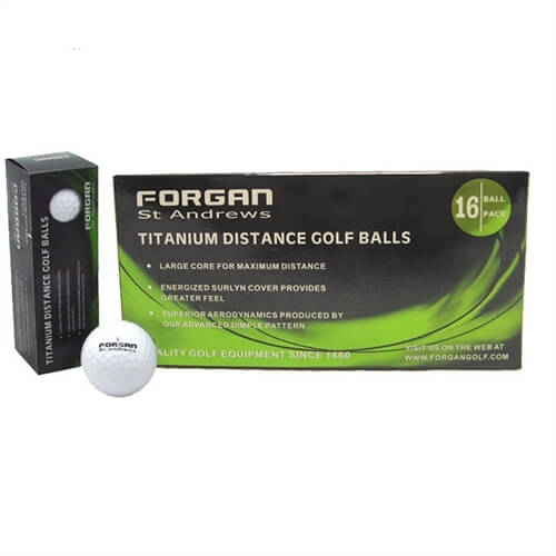 10 x 16 Golf Titanium Distance Golf Balls of St Andrews