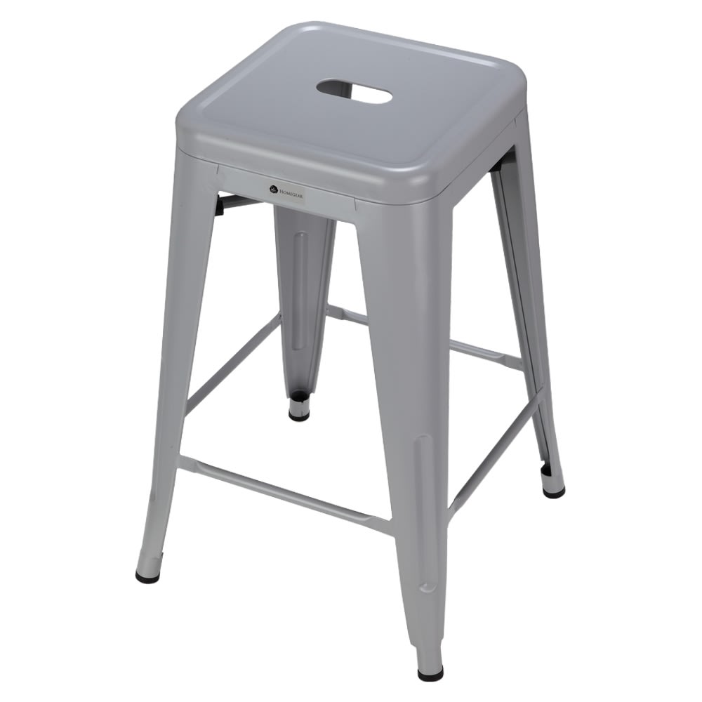 Open Box Homegear 4 Pack Stackable Metal Kitchen Stools Silver Open Box Homegear 4 Pack Stackable Metal Kitchen Stools Silver Golf S Of America
