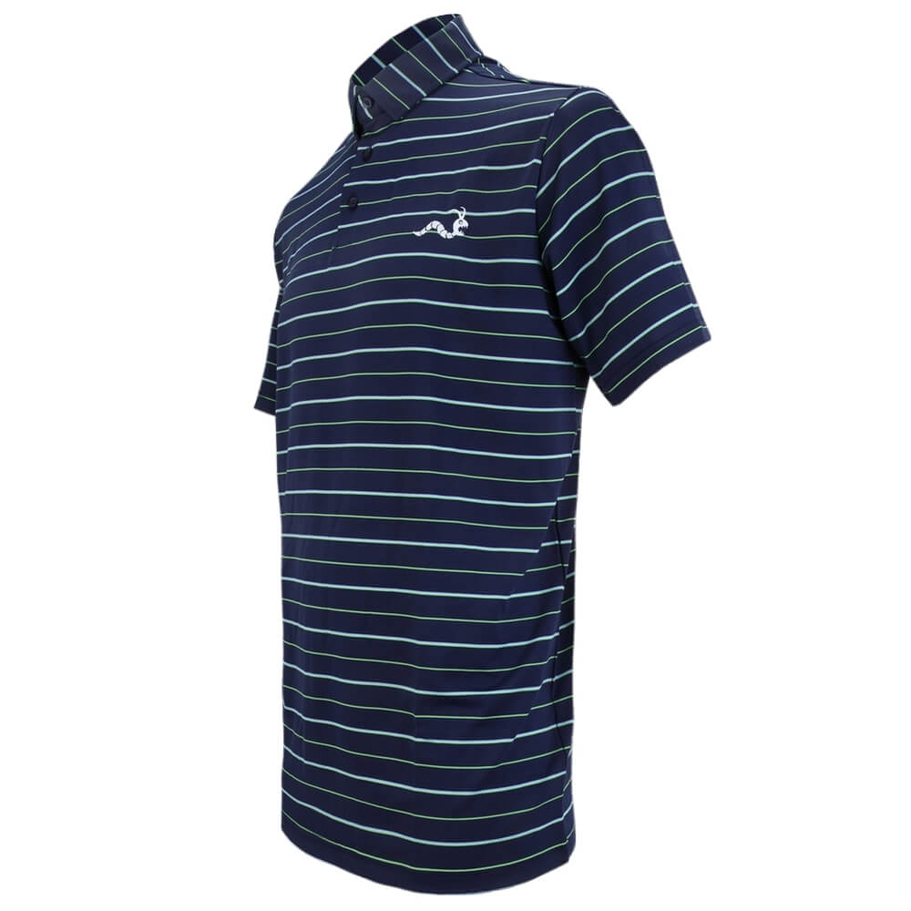 Woodworm Golf Clothes Select Stripe Mens Polo Shirts 3 Pack