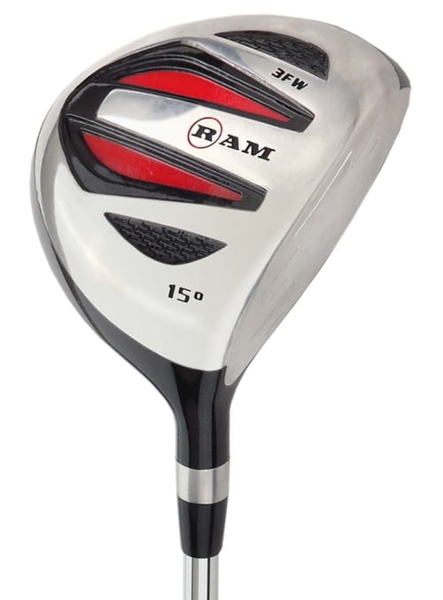 Ram Golf SGS #3 Fairway Wood - Mens Right Hand - Headcover Included - Steel Shaft