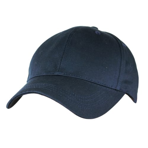 Woodworm Cricket Plain Cotton Cap - Navy