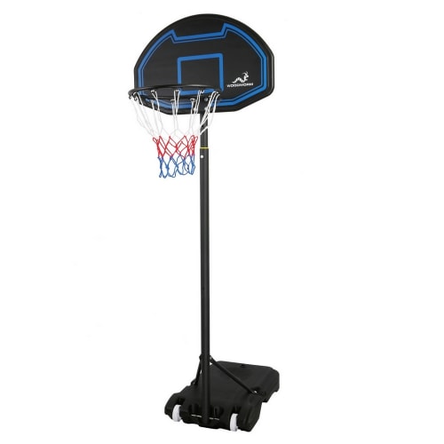 Woodworm Outdoor Select Adult Adjustable Full Size Basketball Hoop System and Stand