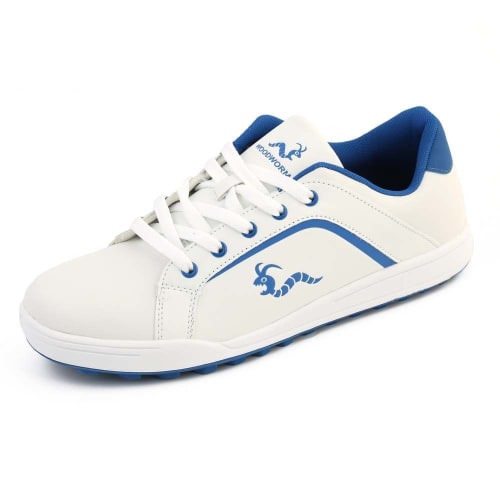 Woodworm Golf Surge V3 Mens Waterproof Golf Shoes White/Blue