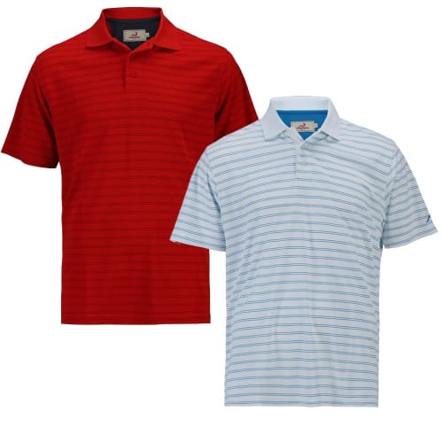 Woodworm Tour Stripe Polo 2Pack