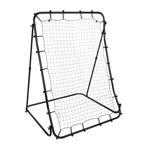 Woodworm Sports 60" x 40" Rebounder Training Rebound Net - Baseball Practice Throwing. Catching, Pitching