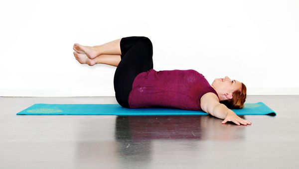 TWO KNEE SPINAL TWIST POSE VARIATION (SUPTA MATSYENDRASANA), yoga