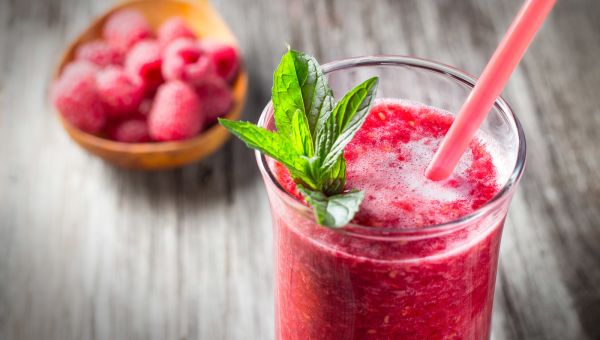 raspberry smoothie