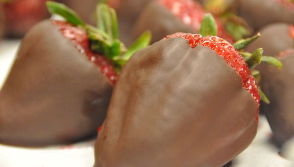 chocolate-covered strawberries