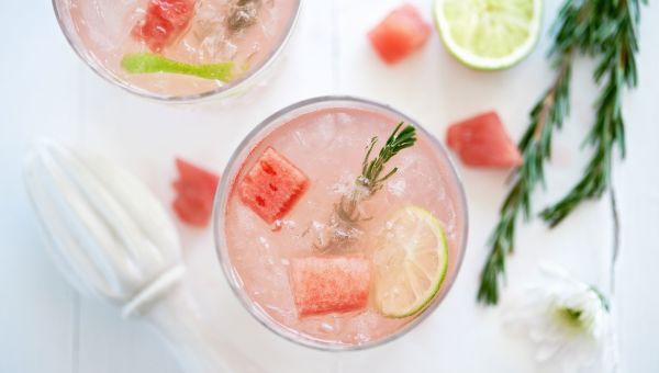 beverage, watermelon, lime