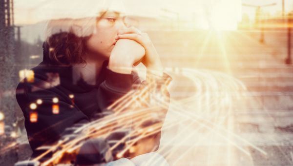 kid, window, city, girl, depressed girl, thinking girl, cars