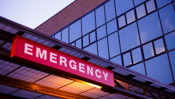 emergency sign, hospital