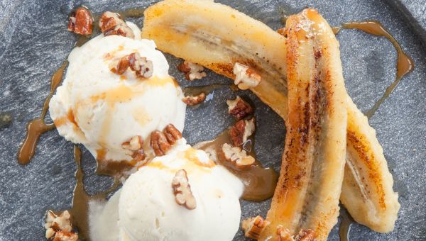 Banana foster ice cream