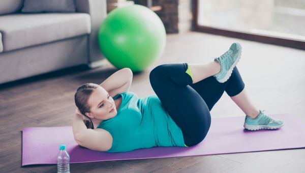 Woman working out