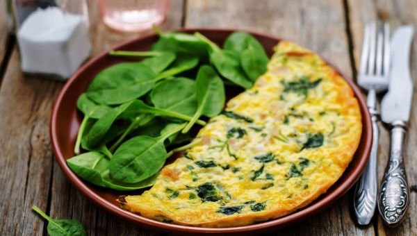 spinach omelet