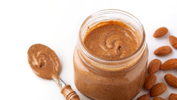 pot of almond butter