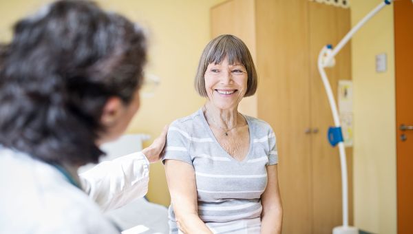 woman in doctor's office