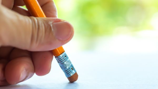 pencil with eraser