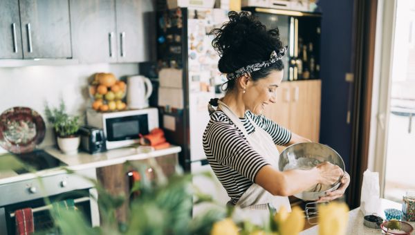 woman baking