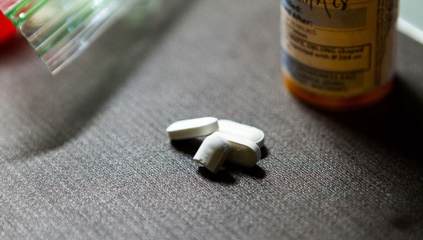 multiple tablets of prescription medication