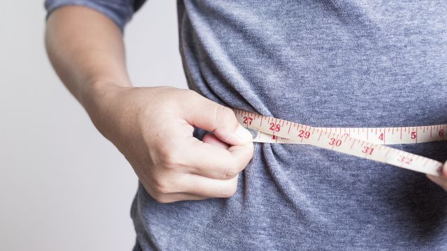 measuring tape around waist