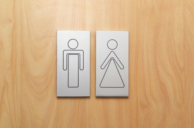 bathroom signs