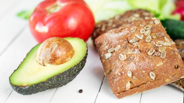 wheat bread and avocado