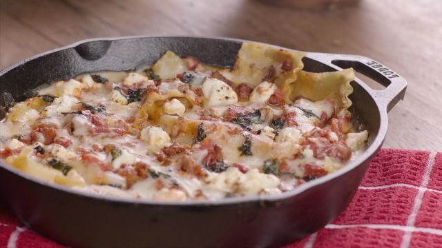 Lasagna skillet dish