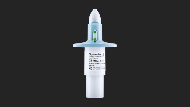 Nasal spray for severe depression
